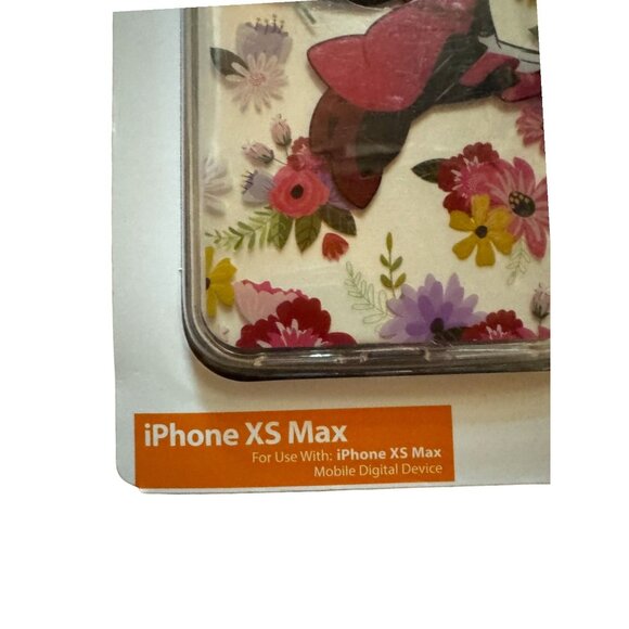 Disney Parks Minnie Mouse iPhone XS Max Clear Floral Case - Picture 2 of 10